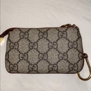 Authentic Gucci key chain wallet